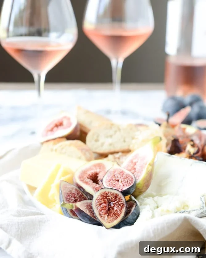 roasted goat cheese stuffed figs + an easy summer cheese plate I howsweeteats.com