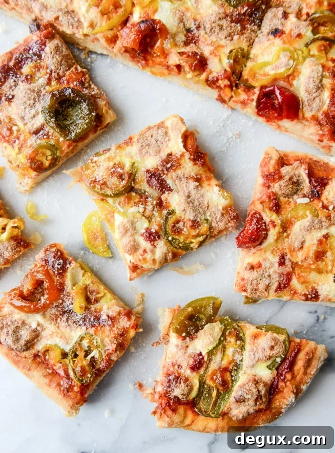 Spicy-Sweet Triple Pepper Pizza Recipe 7 hot and sweet triple pepper pizza I howsweeteats.com