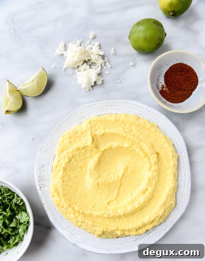 whipped mexican grilled corn dip I howsweeteats.com