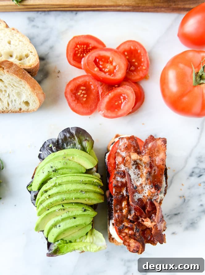crispy smoked provolone BLAT I howsweeteats.com