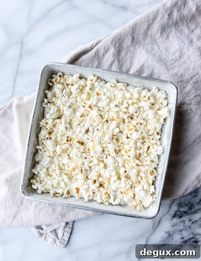 buttered popcorn marshmallow s'mores I howsweeteats.com