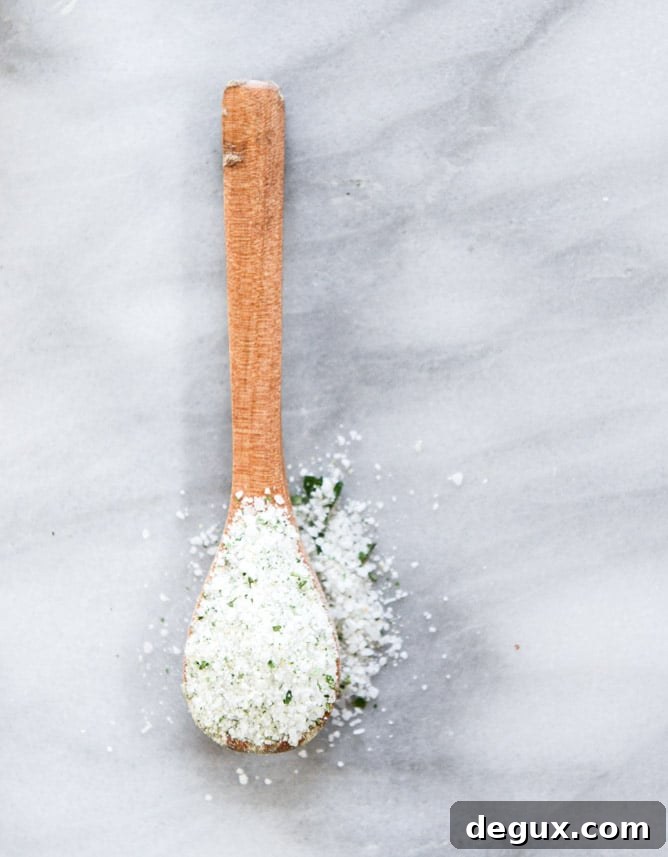 DIY garden herb salt I howsweeteats.com