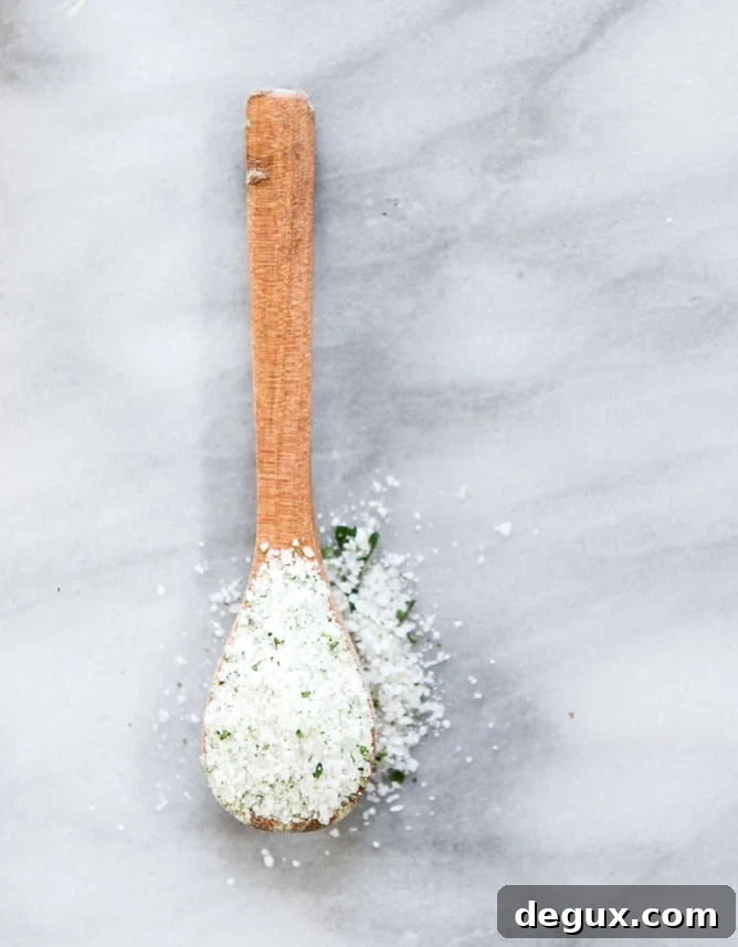 DIY garden herb salt I howsweeteats.com