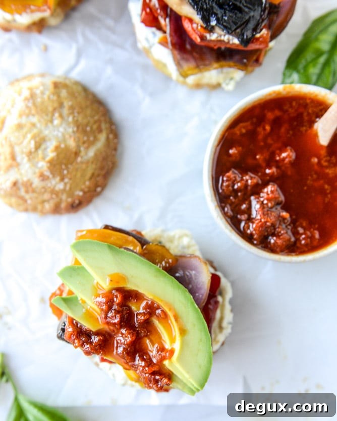 grilled veggie sliders on homemade pretzel buns I howsweeteats.com