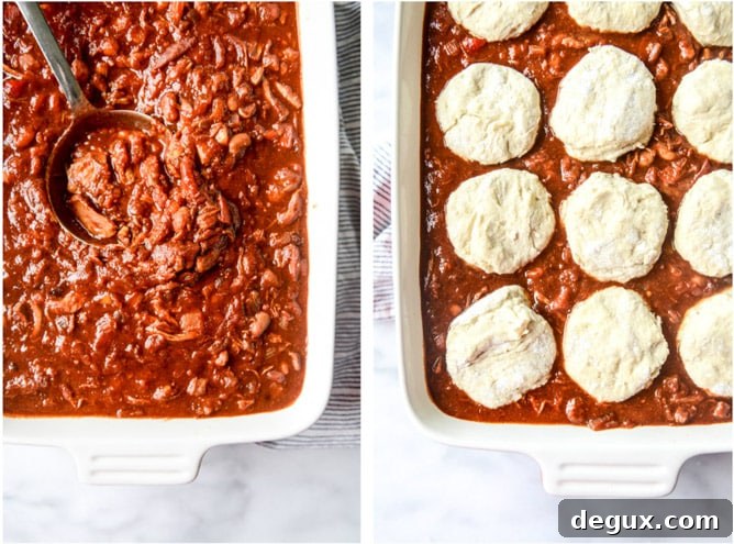 spicy chicken chili with pumpkin beer biscuits I howsweeteats.com