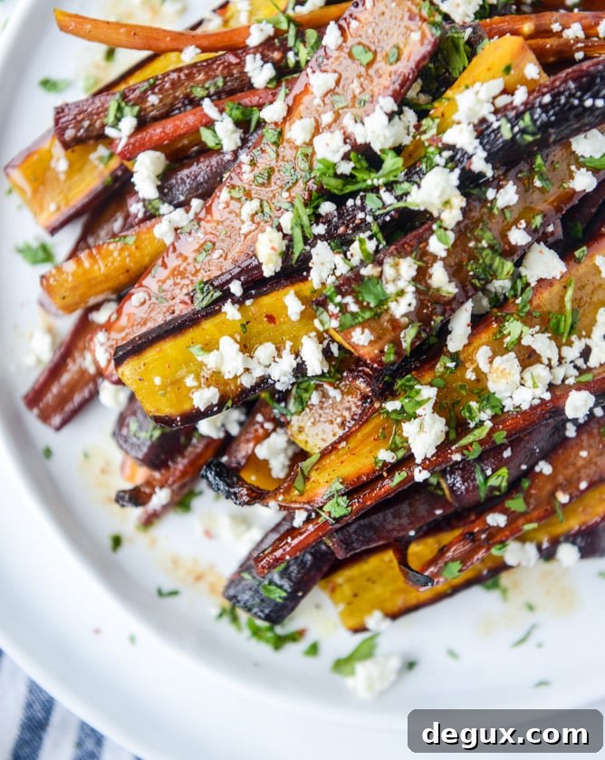 Pomegranate-Roasted Carrots with Feta and Brown Butter 2 pomegranate roasted carrots with feta and brown butter I howsweeteats.com