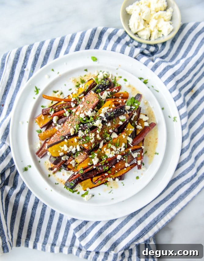 Pomegranate-Roasted Carrots with Feta and Brown Butter 8 pomegranate roasted carrots with feta and brown butter I howsweeteats.com
