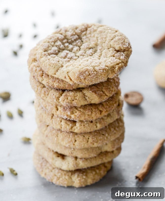 chewy chai snickerdoodles I howsweeteats.com
