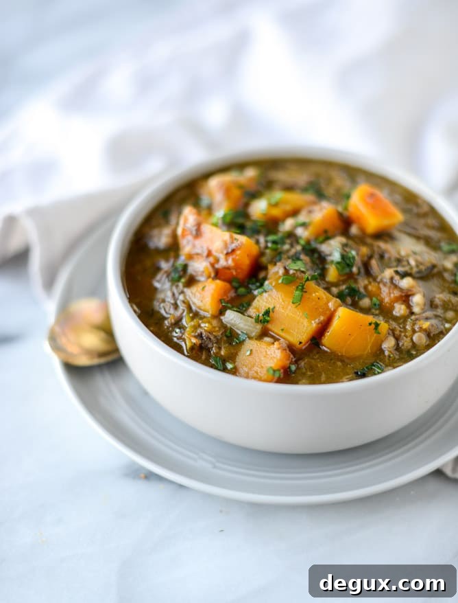 butternut beef stew with pearl couscous I howsweeteats.com