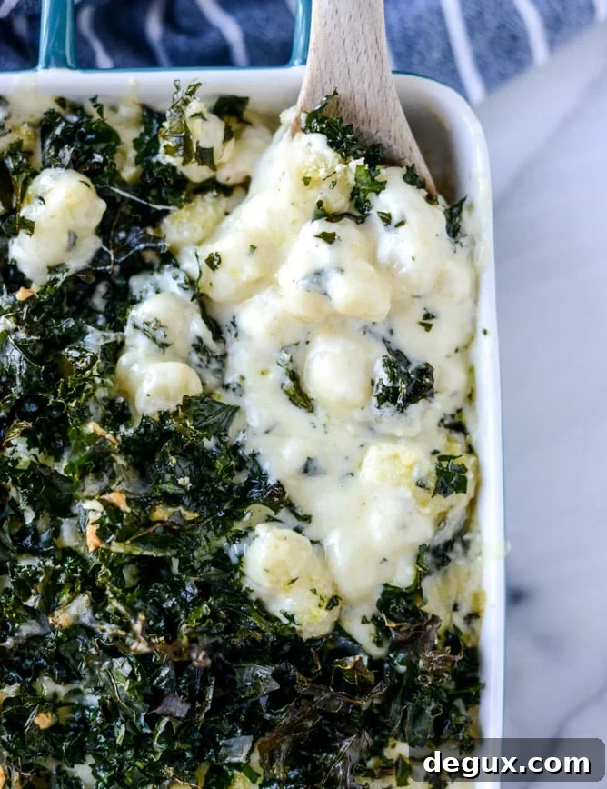 Gnocchi Mac and Cheese with Crispy Kale Crunch 6 gnocchi mac and cheese with crispy kale I howsweeteats.com