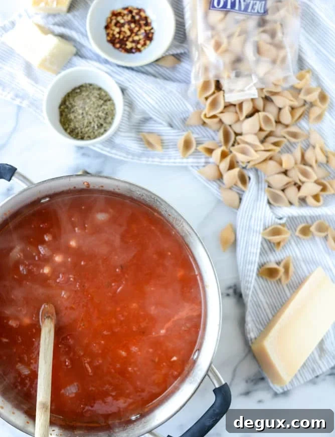 Hearty Chickpea Pasta Soup Recipe for Cozy Weeknight Meals 4 chickpea pasta soup I howsweeteats.com