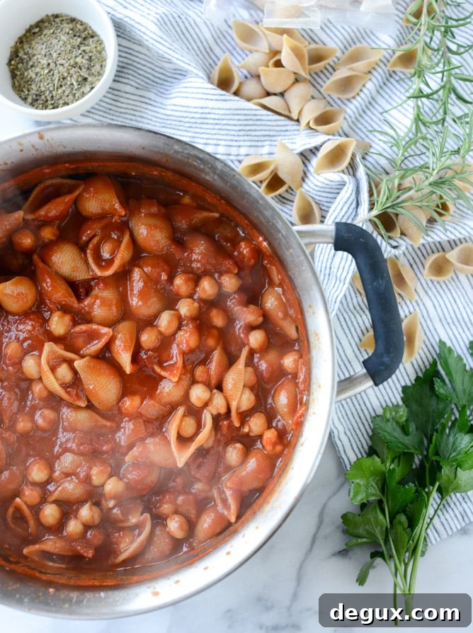 Hearty Chickpea Pasta Soup Recipe for Cozy Weeknight Meals 5 chickpea pasta soup I howsweeteats.com