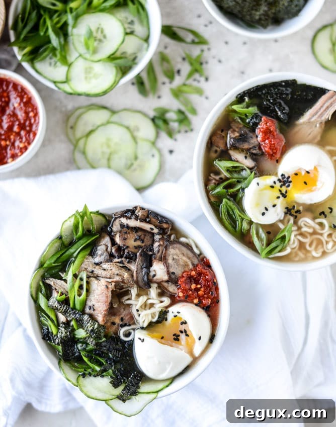 Spicy Pulled Pork Ramen Recipe You Can Make at Home 5 spicy homemade ramen I howsweeteats.com