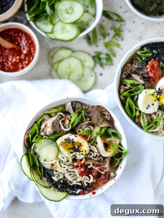 Spicy Pulled Pork Ramen Recipe You Can Make at Home 7 spicy homemade ramen I howsweeteats.com