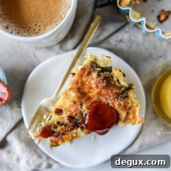 Roasted Broccolini, Bacon & Caramelized Shallot Quiche Recipe 8 img 43965 7