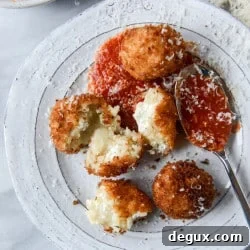 Fontina, Roasted Garlic & Goat Cheese Arancini Recipe 9 img 44056 8