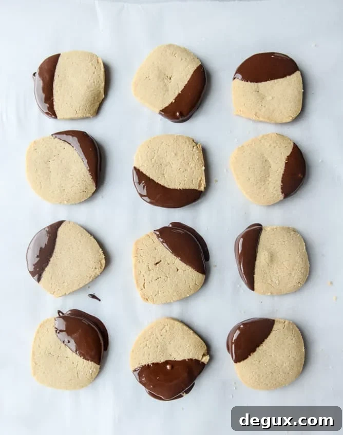 Salted Peanut Butter Shortbread Cookies Recipe 7 salted peanut butter shortbread I howsweeteats.com