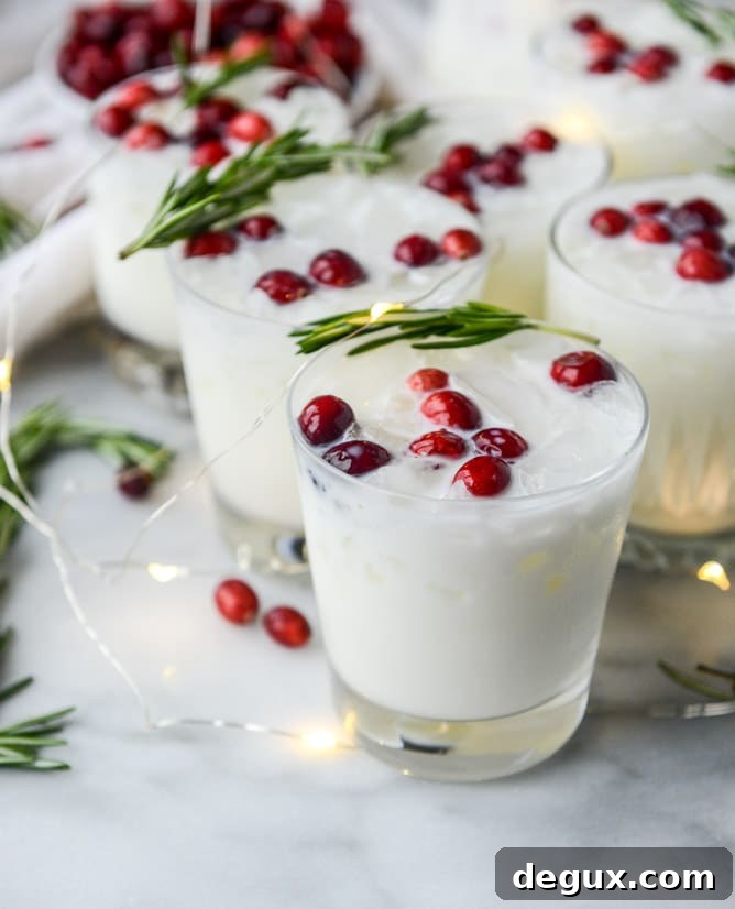 White Christmas Margarita Punch Recipe for Festive Parties 6 white christmas margarita punch I howsweeteats.com