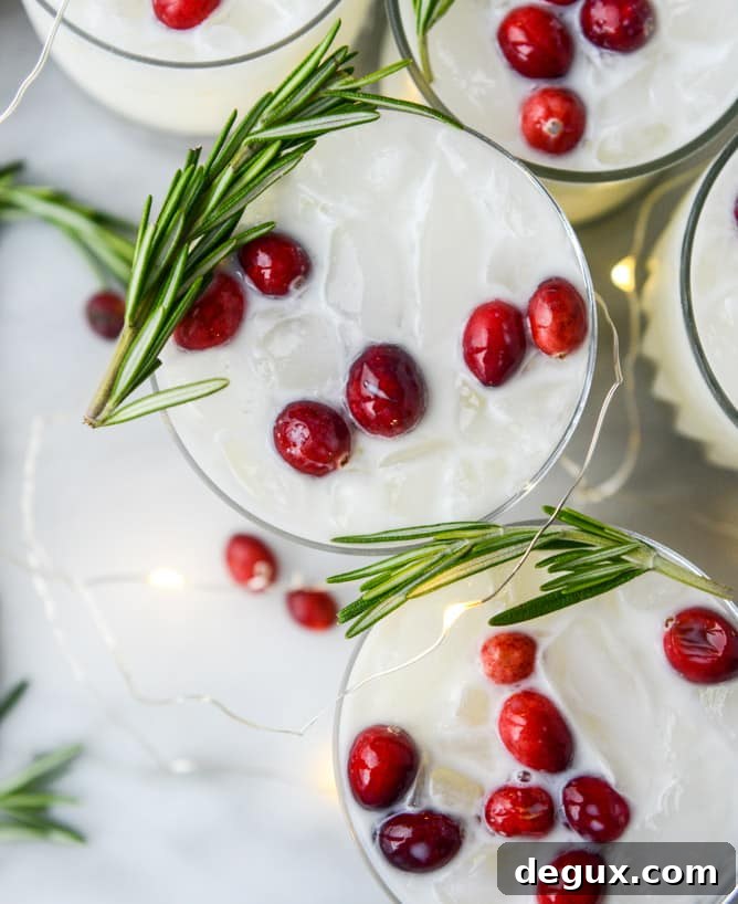 White Christmas Margarita Punch Recipe for Festive Parties 8 white christmas margarita punch I howsweeteats.com