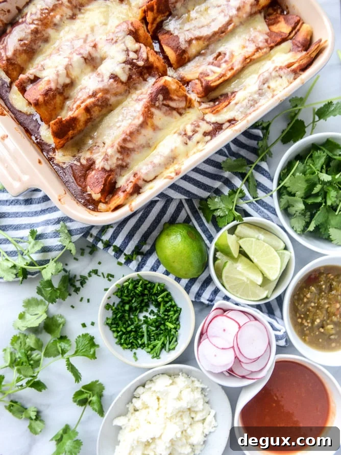 Dream-Worthy Cheese Enchiladas Recipe 5 the best cheese enchiladas with homemade sauce I howsweeteats.com