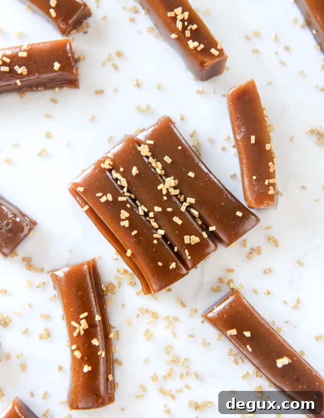 potato chip salted champagne caramels I howsweeteats.com