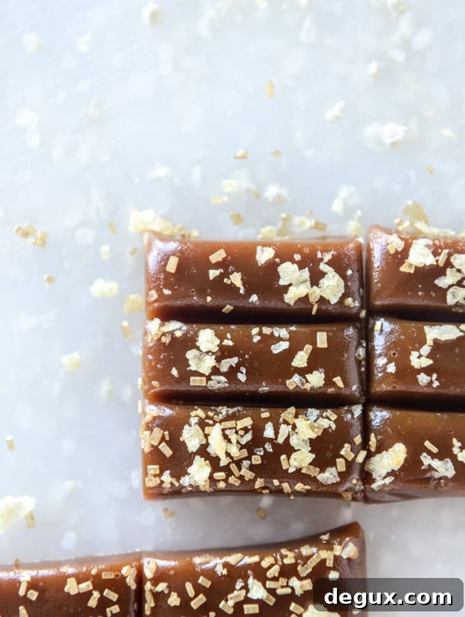 potato chip salted champagne caramels I howsweeteats.com