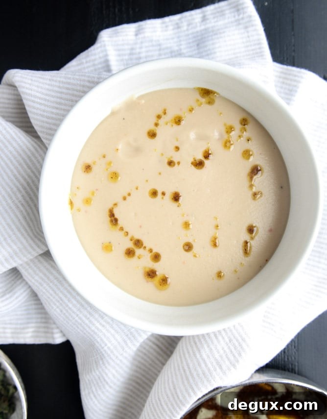 white bean soup with crumbled bacon and spiced brown butter I howsweeteats.com
