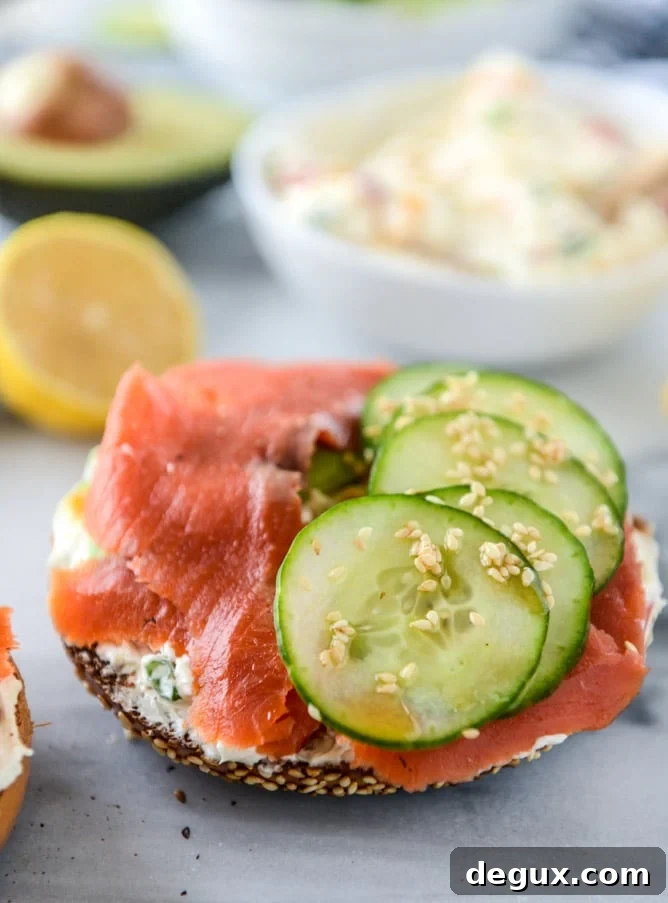 Roasted Vegetable Cream Cheese for the Ultimate Lox Bagel 7 homemade roasted veggie cream cheese and a perfect lox bagel I howsweeteats.com
