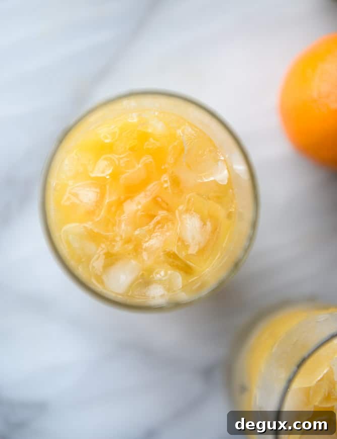 clementine cream soda I howsweeteats.com