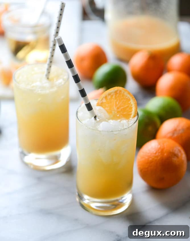 clementine cream soda I howsweeteats.com