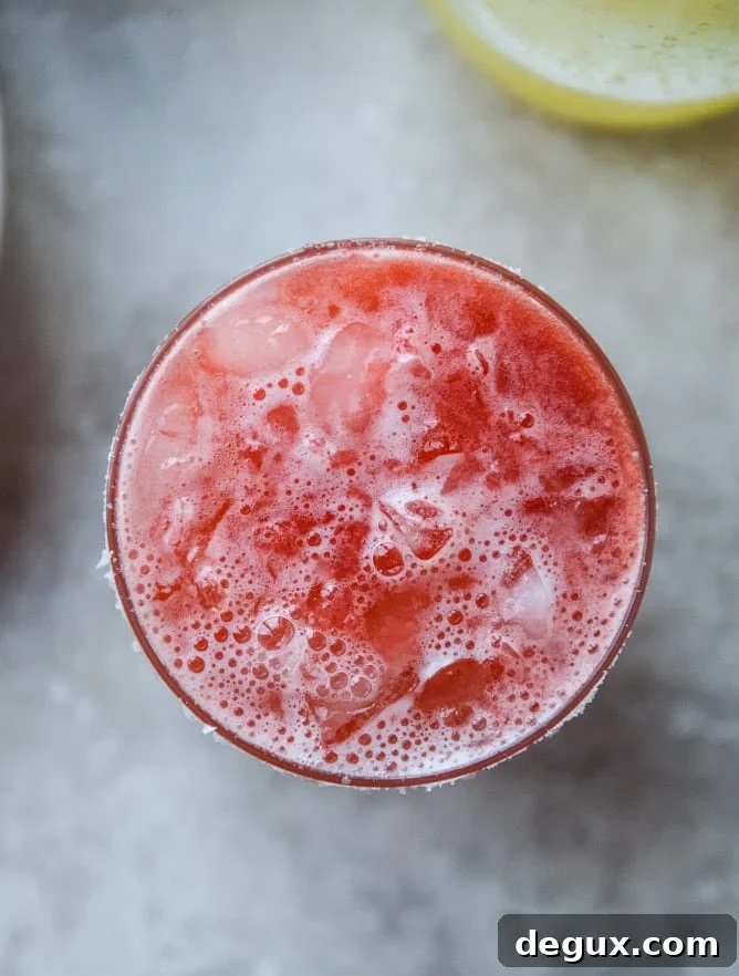 Strawberry-Pineapple Margarita Recipe: Refreshing Summer Cocktail 6 strawberry bottomed pineapple margaritas
