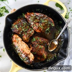 Honey Dijon Skillet Chicken with Garlic and Thyme 7 img 44567 6