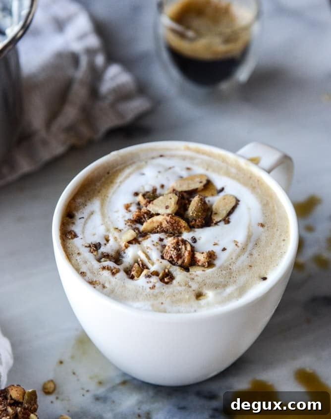 how to make an oatmeal latte I howsweeteats.com
