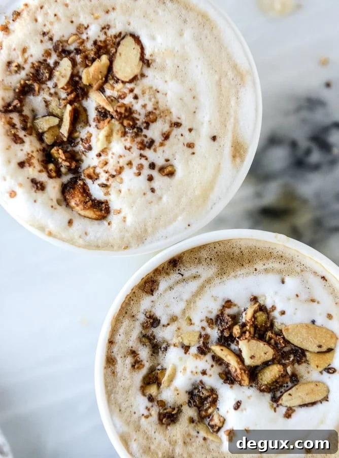 how to make an oatmeal latte I howsweeteats.com