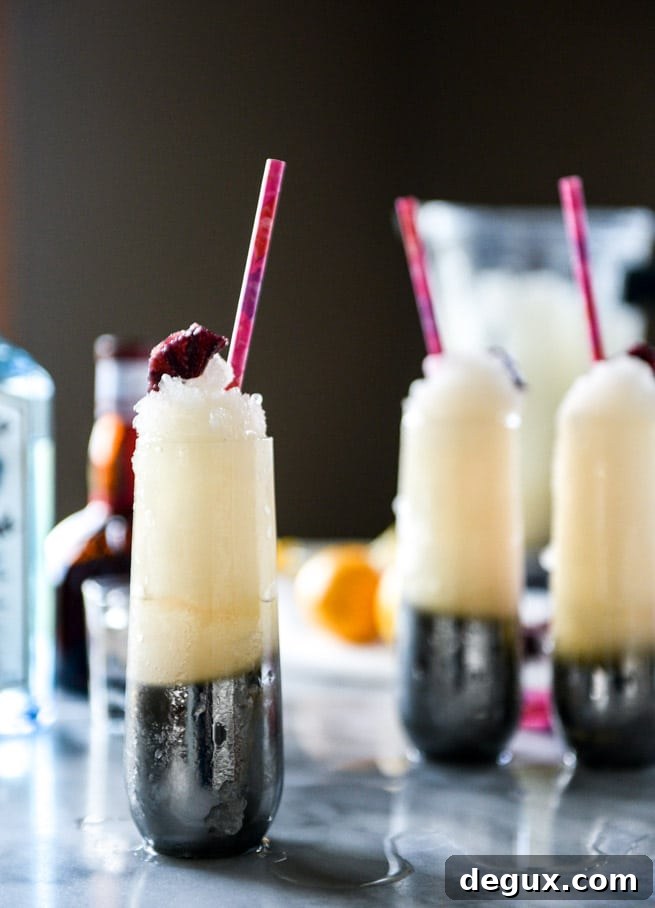 Leap Year Cocktail Slushies: Festive Frozen Drinks for Celebrations 2 the leap year cocktail slushie I howsweeteats.com