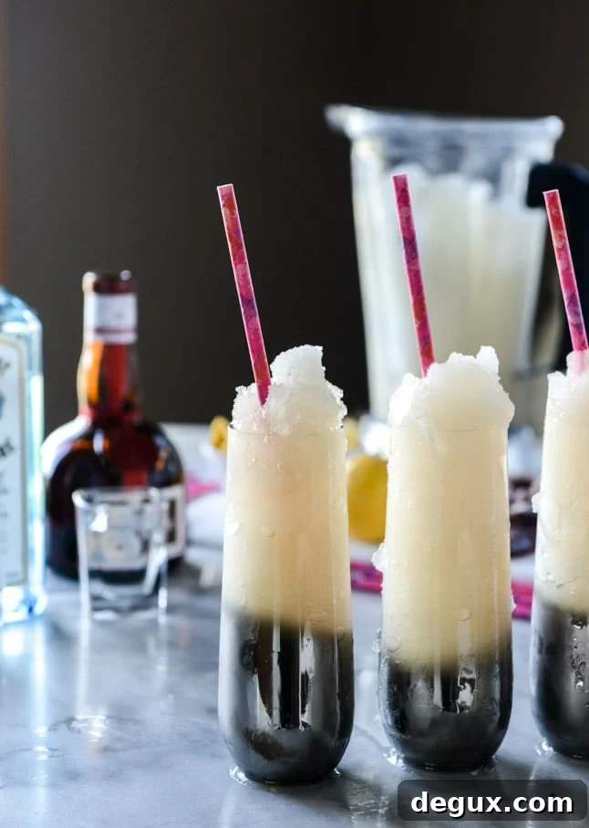 Leap Year Cocktail Slushies: Festive Frozen Drinks for Celebrations 5 the leap year cocktail slushie I howsweeteats.com