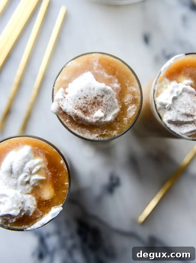 iced whiskey coffees with whiskey syrup I howsweeteats.com