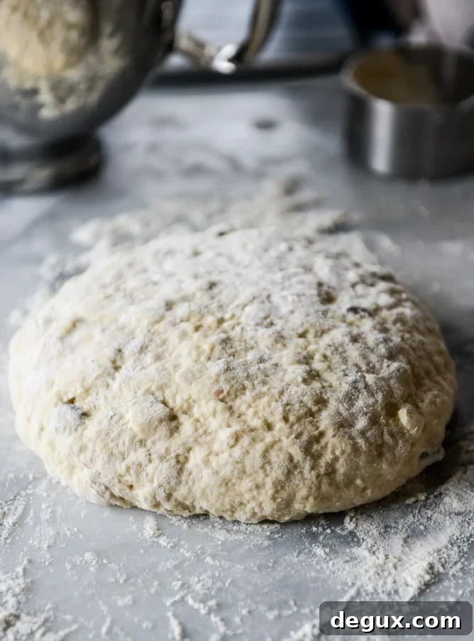 soda bread with milk chocolate and salted honey butter I howsweeteats.com