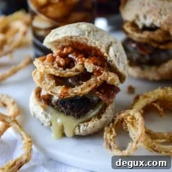 Bacon-Wrapped Meatloaf Sliders with Pepper Jack & Crispy Onions 9 img 44944 8