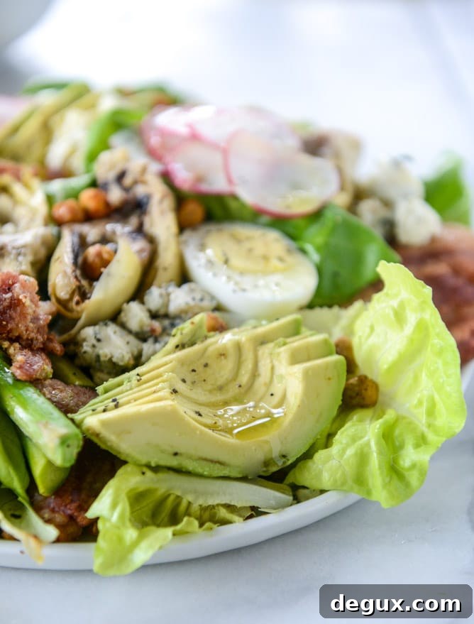 springtime cobb salad I howsweeteats.com