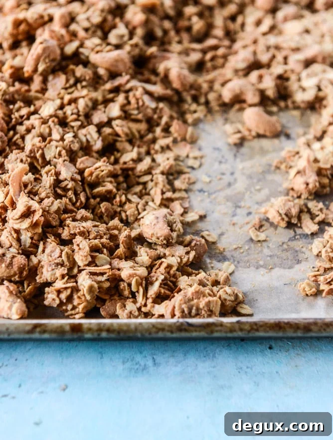 cashew butter granola I howsweeteats.com