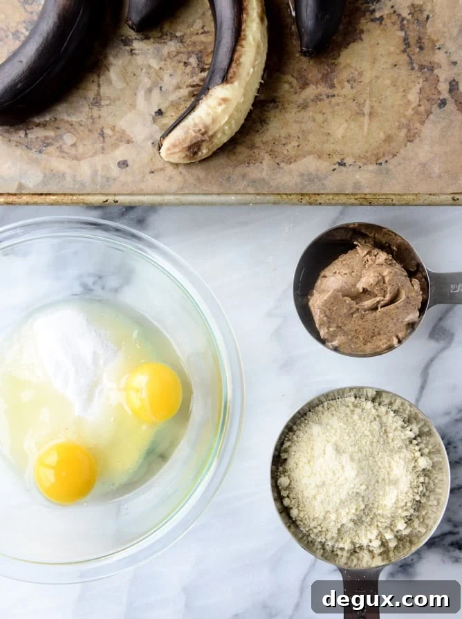 almond butter roasted banana bread I howsweeteats.com