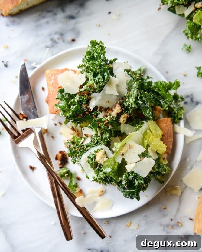 Kale Caesar Salad Pizza on Crispy Parmesan Crust 9 kale caesar pizza I howsweeteats.com