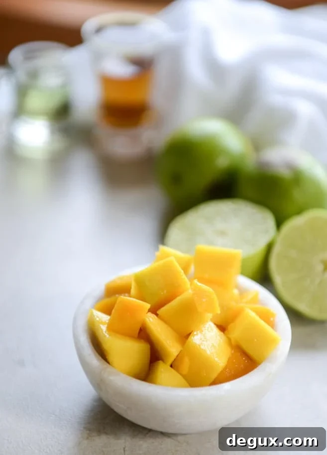 Mango Margarita Frosty Recipe — Creamy Frozen Cocktail Guide 4 fresh mango margarita frosty I howsweeteats.com