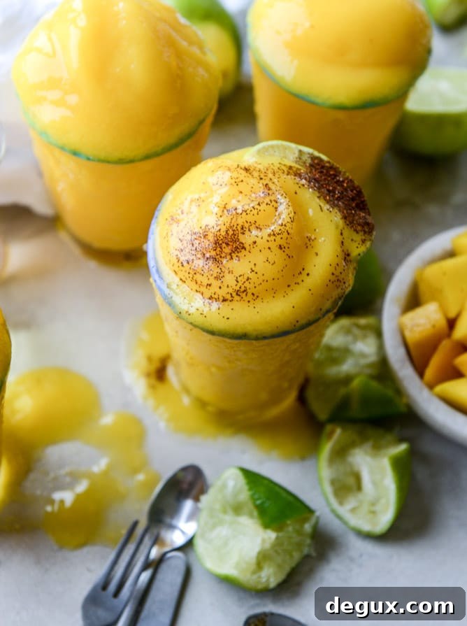 Mango Margarita Frosty Recipe — Creamy Frozen Cocktail Guide 10 fresh mango margarita frosty I howsweeteats.com