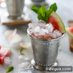 Watermelon Mint Julep Cocktail Recipe for Summer Sipping 8 img 45261 8