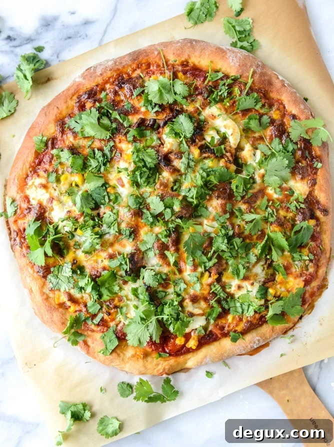 honey chipotle chicken pizza with goat cheese I howsweeteats.com