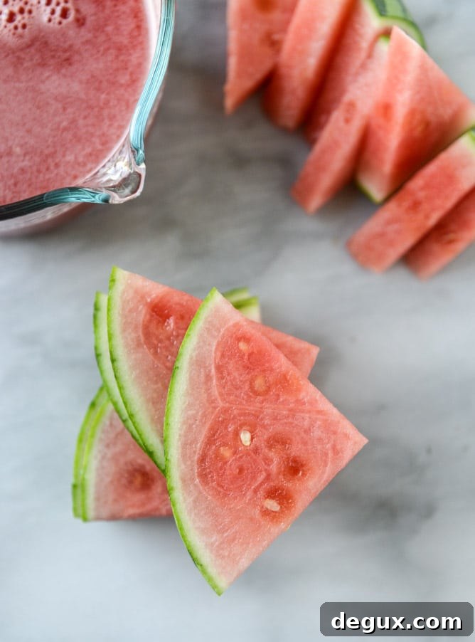 Homemade Watermelon Shandy Recipe — Refreshing Summer Drink 3 how to make a watermelon shandy I howsweeteats.com
