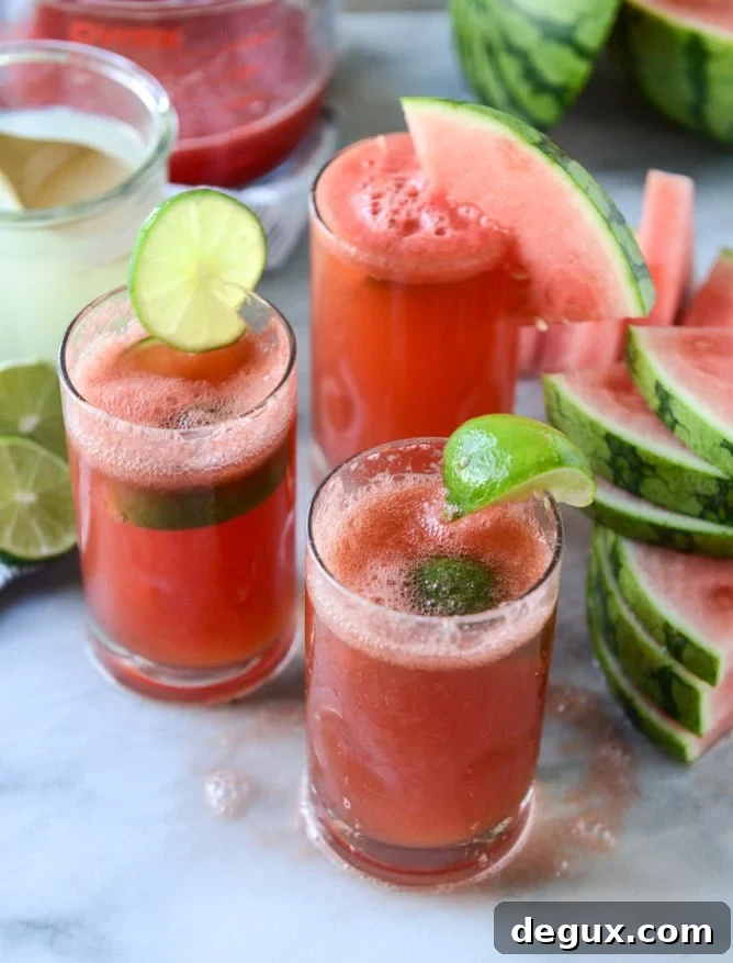 Homemade Watermelon Shandy Recipe — Refreshing Summer Drink 9 how to make a watermelon shandy I howsweeteats.com