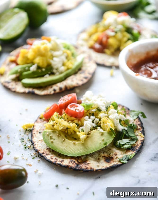 summer breakfast tacos I howsweeteats.com